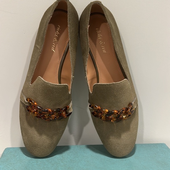 Violet & Red Simone Suede Loafers - Picture 3 of 8